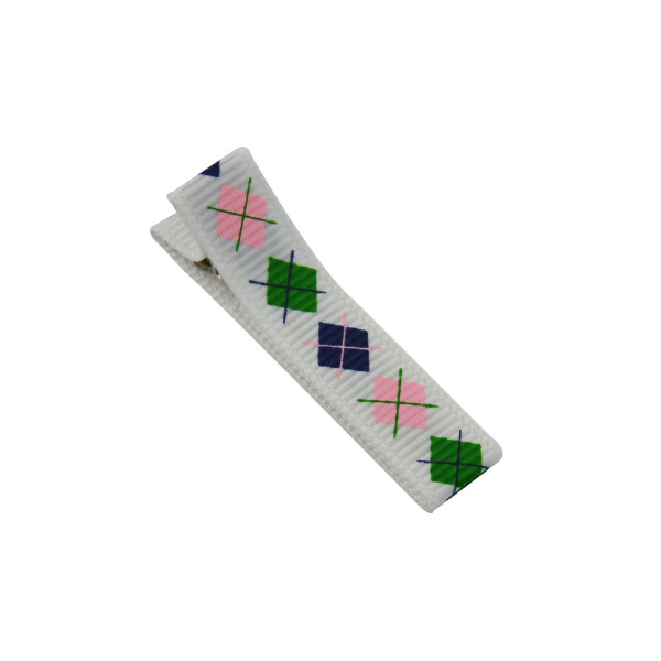 Barrette fille anti-glisse losanges