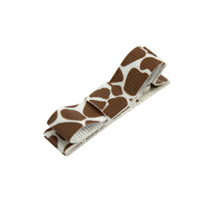 Barrette noeud girafe