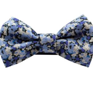 Barrette noeud Liberty Pepper bleu