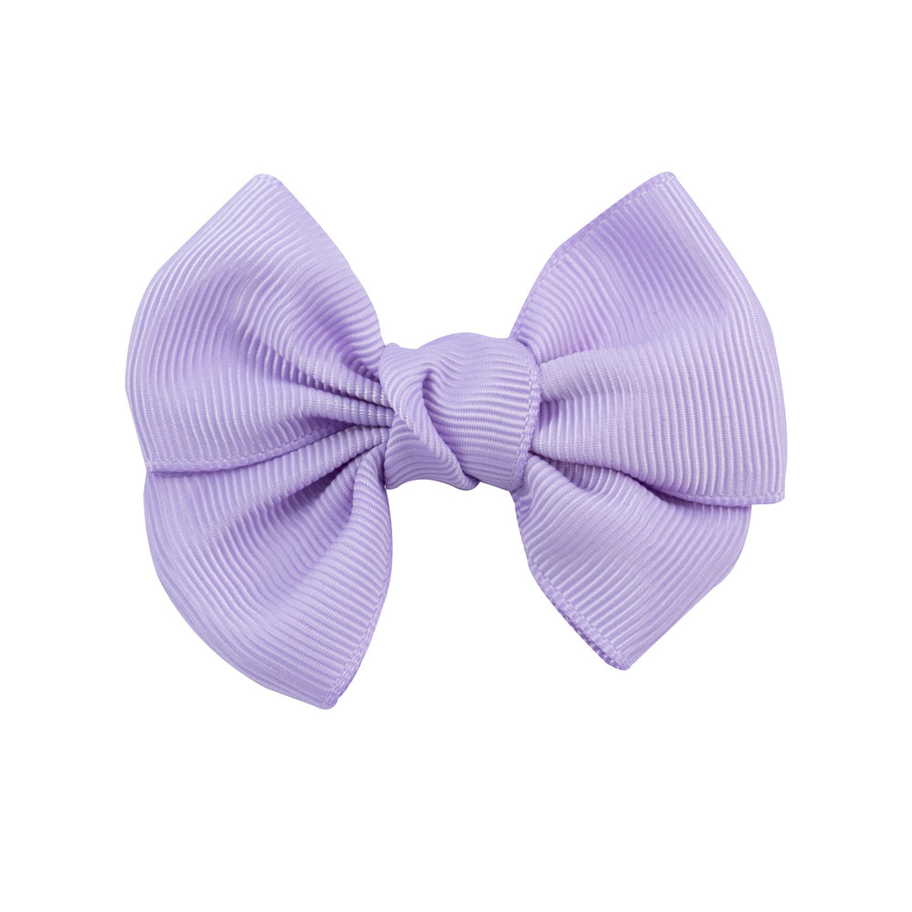 Barrette noeud vintage parme CHOUETTE ET PAPILLON