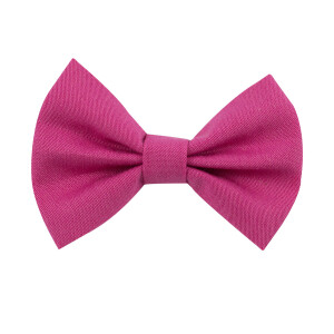 Barrette fille noeud fuchsia