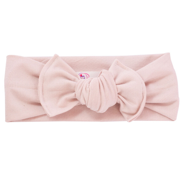 Bandeau jersey rose clair