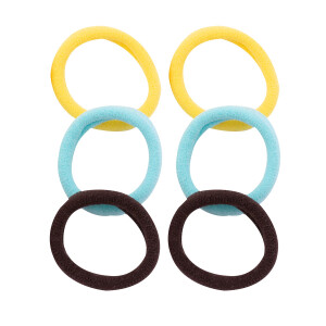Lot d’élastiques cheveux tons chauds