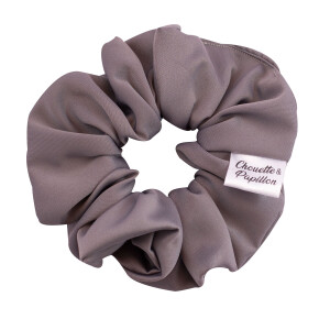 Chouchou cheveux gris gémeaux