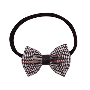 Bandeau noeud nylon prince de galles