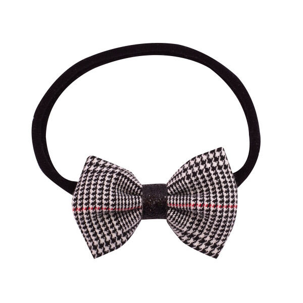 Bandeau noeud nylon prince de galles