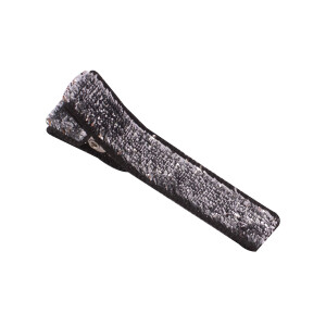 Barrette pince anti-glisse argenté pailleté