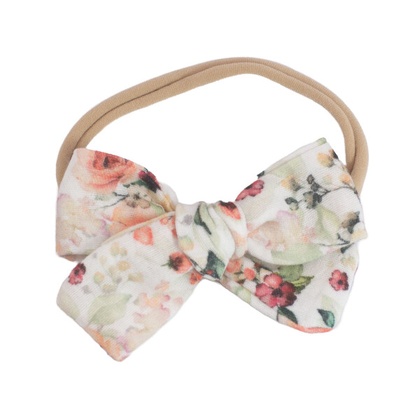 Bandeau noeud jardin de roses