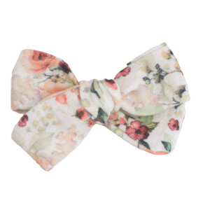 Barrette noeud jardin de roses