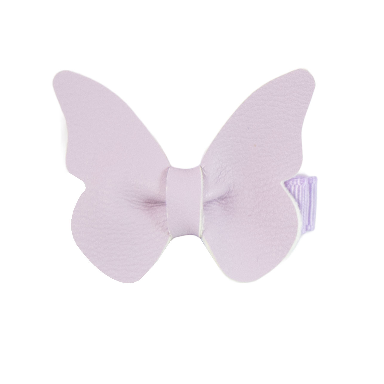 Barrette cheveux fille papillon couleur violet, barrette anti glisse