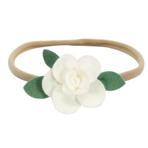 Bandeau rose blanche