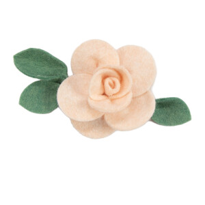 Barrette rose pêche