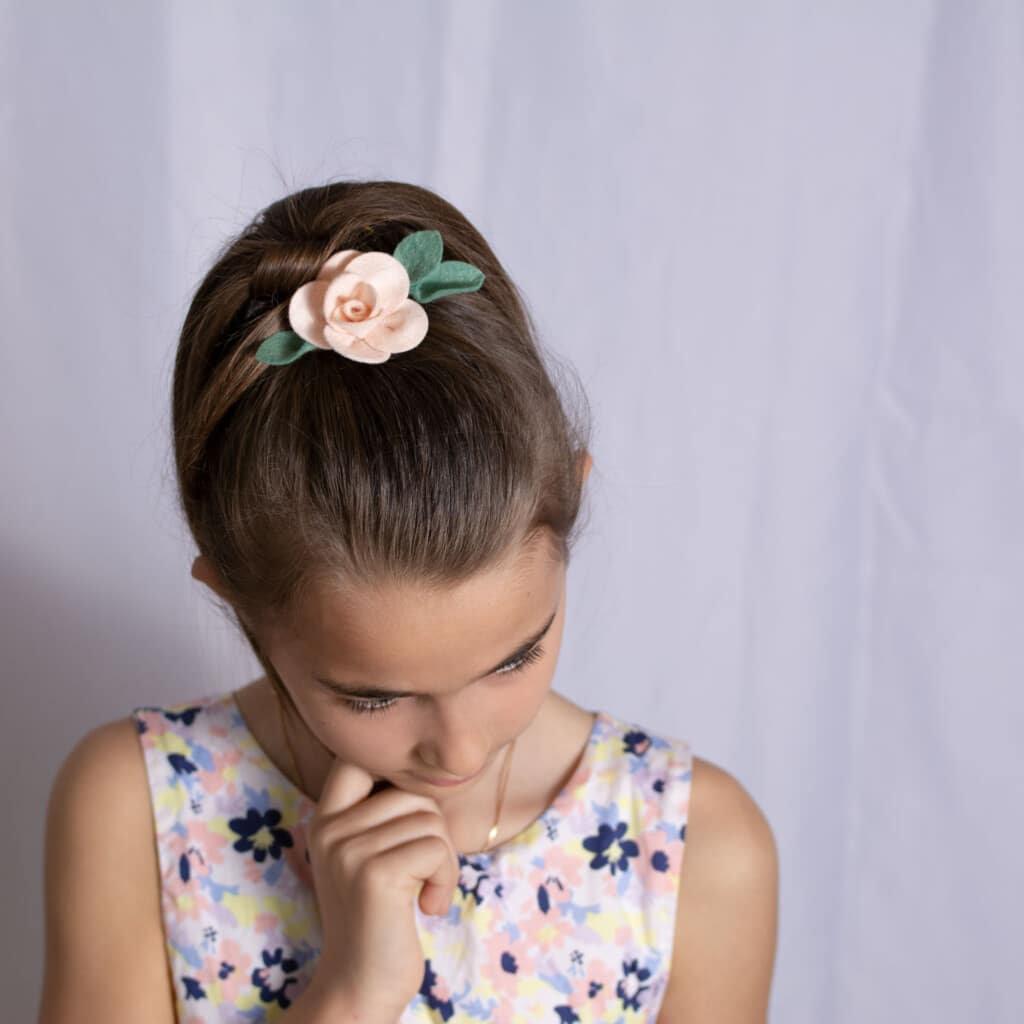 barrettes anti-glisse, accessoires cheveux cérémonie, baptême