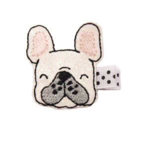 Barrette bouledogue français