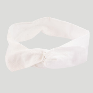 Bandeau flexible velours blanc