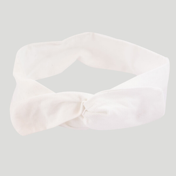 bandeau flexible velours blanc milleraies