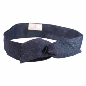 Bandeau flexible jean lurex