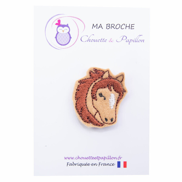 broche cheval pour fille equitation