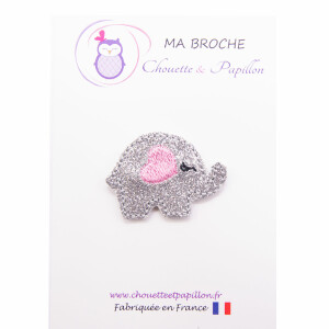Broche éléphant