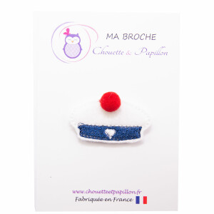Broche Béret Marin