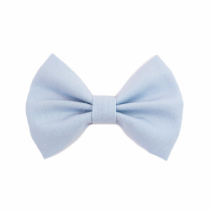 Barrette noeud bleu clair