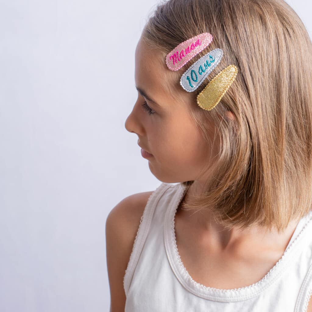 Barrette clic clac pour filles