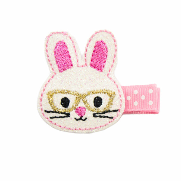 barrette enfant lapin paillettes