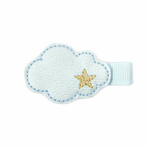 Barrette cheveux nuage bleu