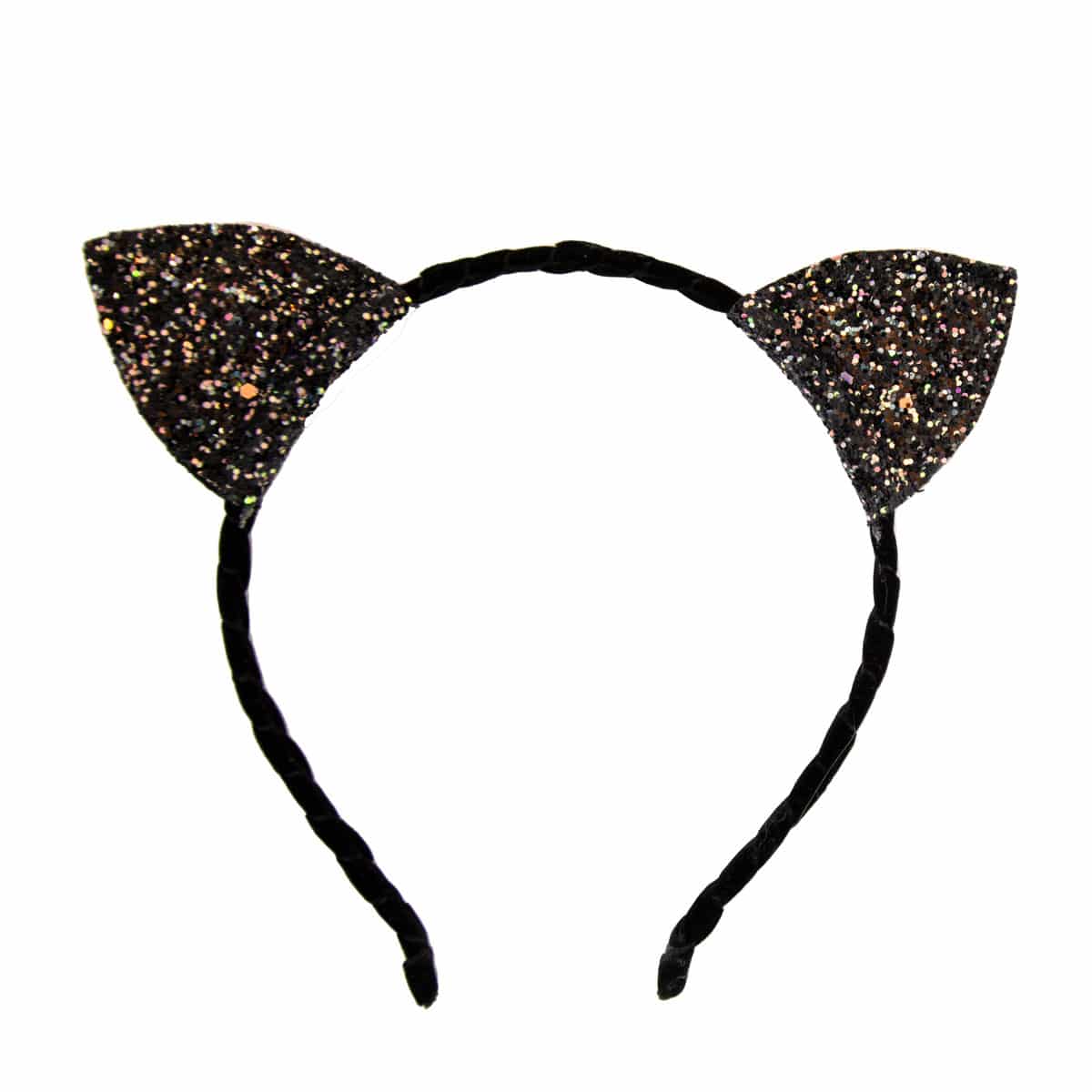 Serre-tête oreilles de chat paillettes, pour enfants