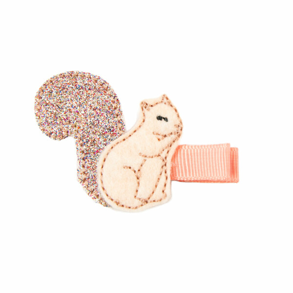 barrette cheveux enfant ecureuil