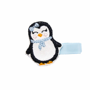 Barrette anti glisse pingouin