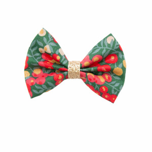 Barrette noeud Liberty wiltshire bouteille or