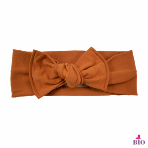Bandeau bébé jersey rouille bio