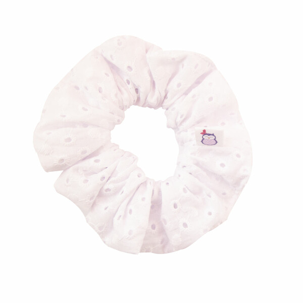 chouchou broderie anglaise