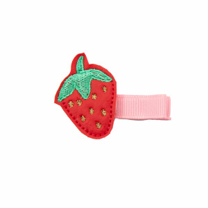 Barrette cheveux fraise
