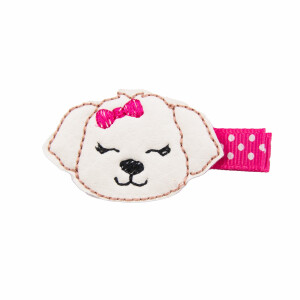 Barrette cheveux bébé chien