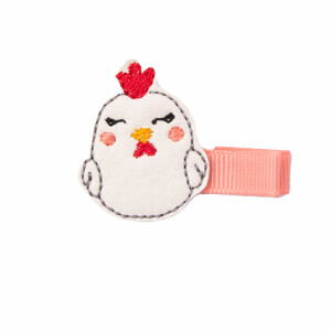 Barrette petite poule enfant