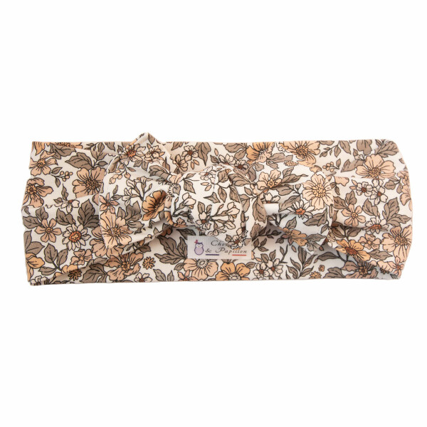 Bandeau bebe fleurs savane