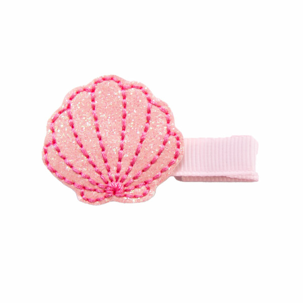 BARRETTE fille coquillage rose