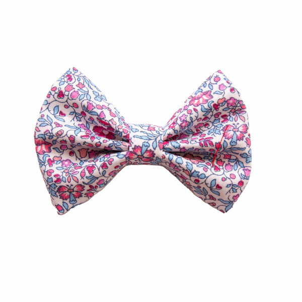 barrette fille noeud liberty katie and millie fuchsia