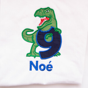 T-shirt Anniversaire Dinosaure Garçon