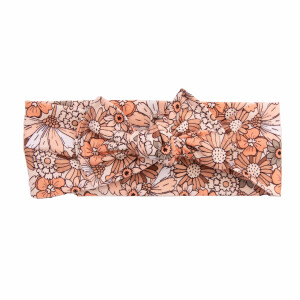 Bandeau jersey fleurs Happy