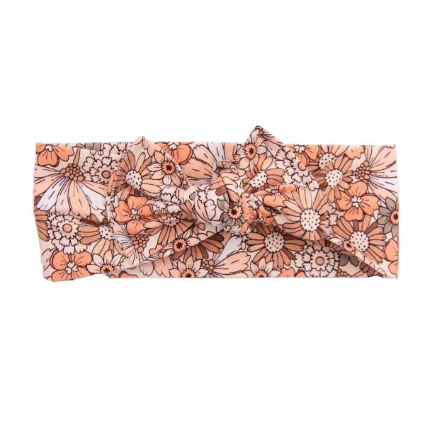 bandeau bebe fille jersey fleurs