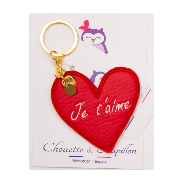 Porte clé coeur