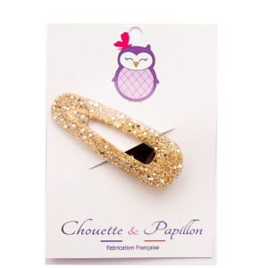 Barrette résine gouttes anti-glisse