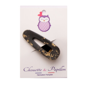 Barrette résine gouttes anti-glisse