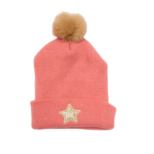 Bonnet enfant motif brodé