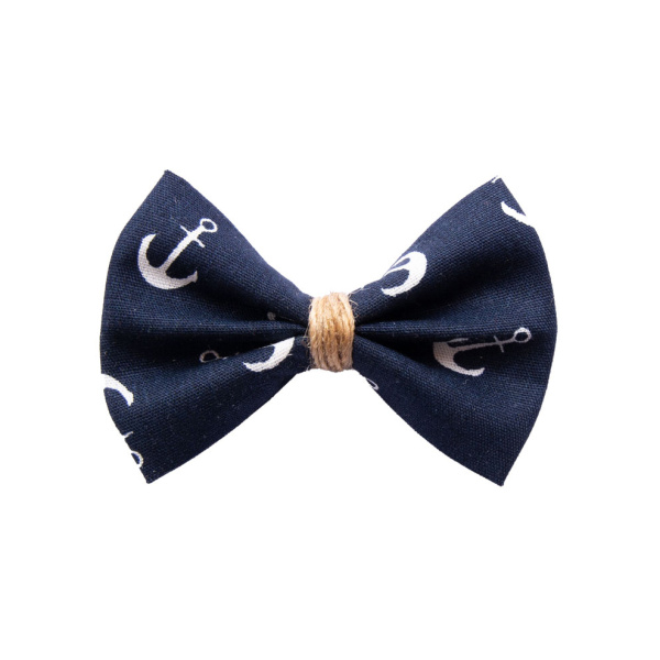 barrette noeud ancres marine
