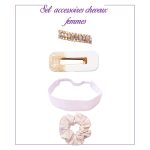 Set accessoires cheveux femmes