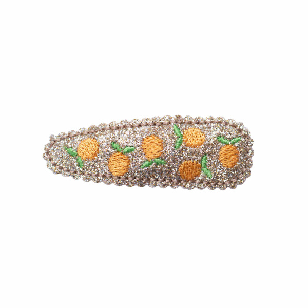 Barrette clic clac fille mandarines